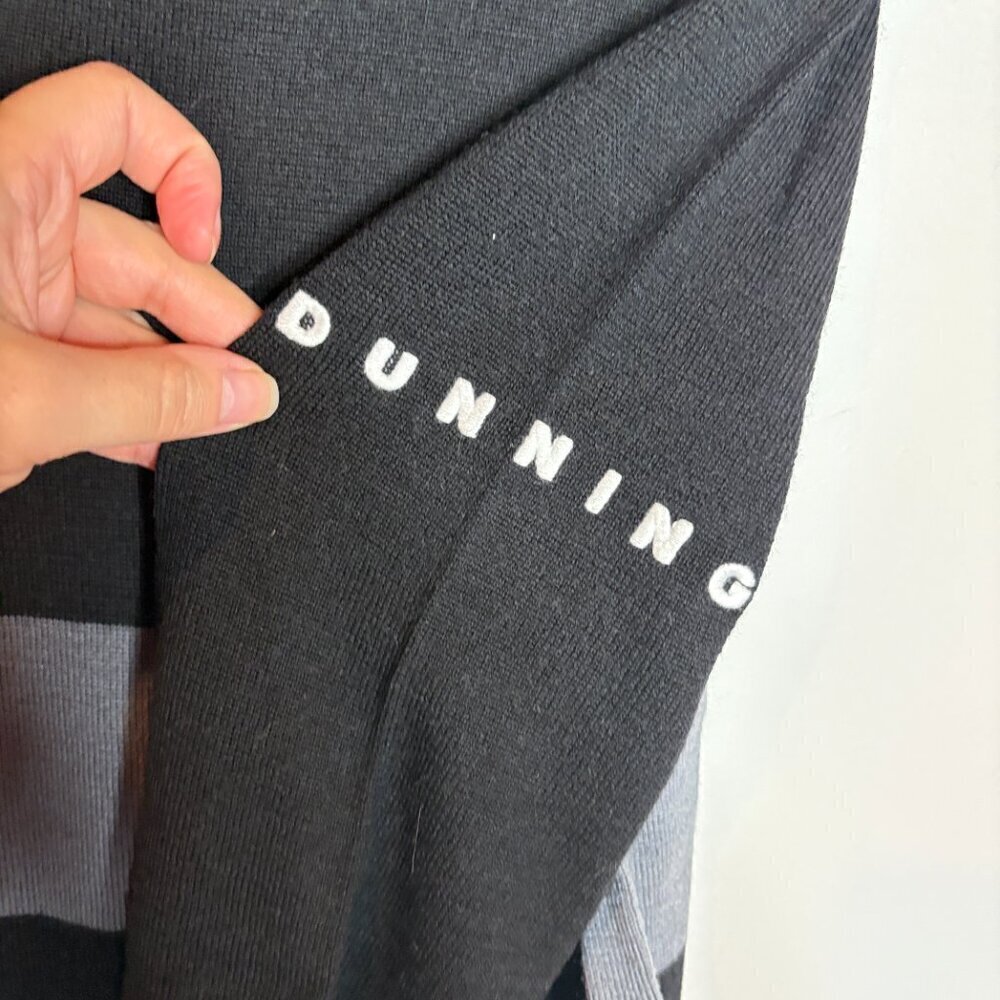 Dunning black wool half zip pullover sweater - image 5